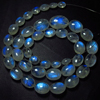 Awesome - AAAA - High Quality So Gorgeous - Rainbow MOONSTONE - Smooth Oval Briolett Amazing Rainbow Blue Fire huge size 5.5x7.5- 13x17 mm - 41 pcs